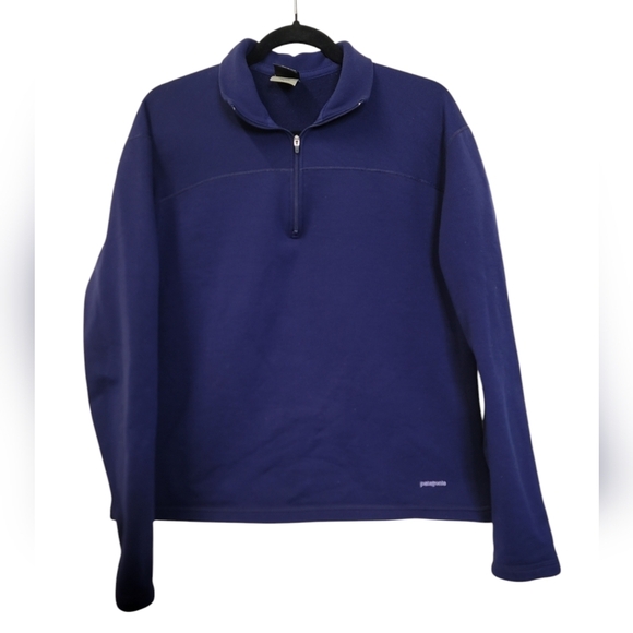 Patagonia Capilene  fleece lined  quarter zip  long sleeve  sweater - Picture 1 of 9